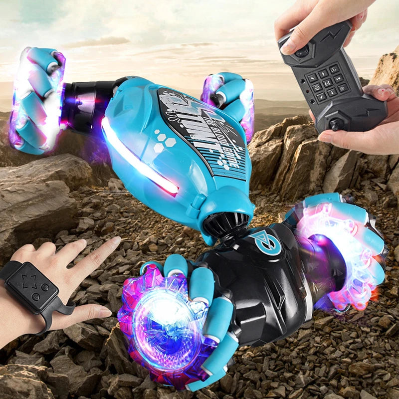 All-Terrain Remote Control Stunt Car with Gesture Control