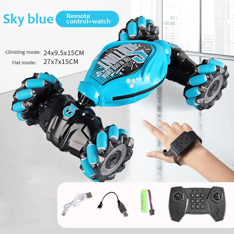 All-Terrain Remote Control Stunt Car with Gesture Control